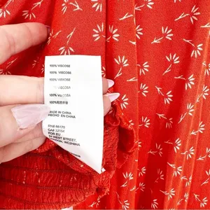 Urban Outfitters‎ Old Soul Floral Cropped Top Women's S Orange European Summer thumbnail 8