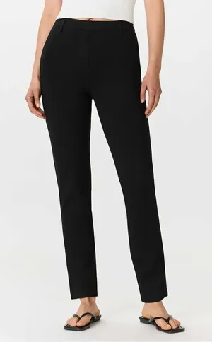 Quince Ultra stretch ponte Black Pull On Business Casual Pants Small #773 thumbnail 1