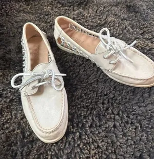 Sperry Top siders off white size 9M thumbnail 1