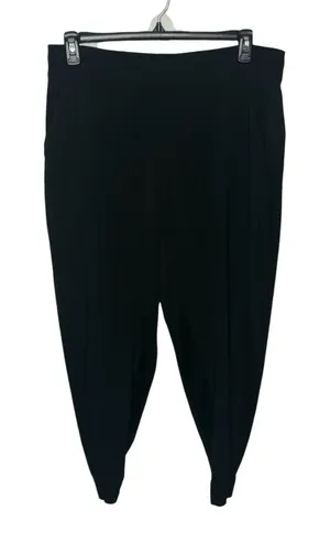 Athleta Brooklyn Jogger Pants Black Stretch Pockets Travel Work Light Womens 16 thumbnail 1