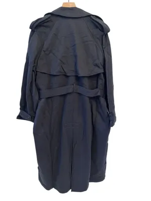 SKIMS NWT Boyfriend Fleece Oversized Trench Coat - Onyx XS thumbnail 2