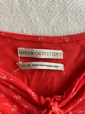 Red Urban Outfitters Top thumbnail 2