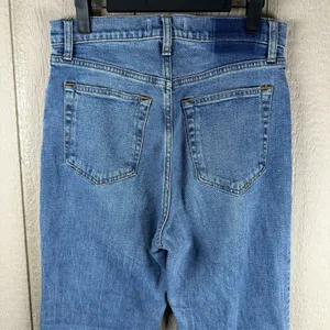 Abercrombie & Fitch Ankle Straight Ultra High Rise Jeans Size 29/8XL Medium Wash thumbnail 4
