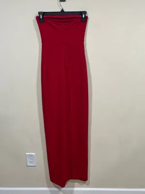 Meshki Rachel Midaxi Split Front Dress size XS red EUC thumbnail 7