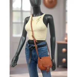ZARA‎ SEAMLESS EMBROIDERED TOP | ZARA SUNFLOWERS Sz XS thumbnail 4