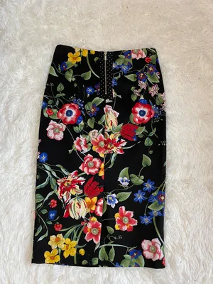 New York & Co. Floral Pencil Skirt thumbnail 5