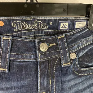 Miss Me Jeans‎ Women's Size 26 Signature boot cut Denim Embellished Pockets thumbnail 6