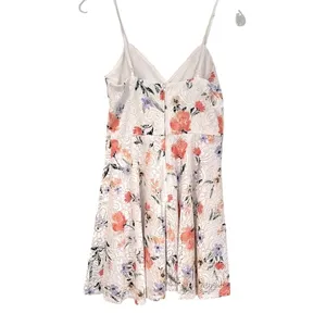 Trixxi Floral Lace Mini Dress Women Small White‎ Fit Flare Boho Romantic Dainty thumbnail 4