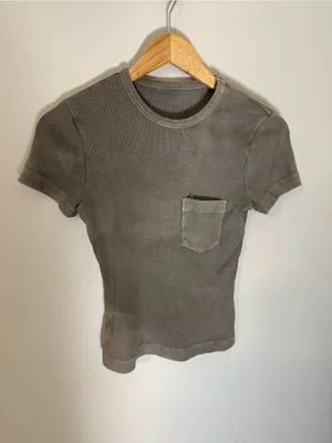 Agolde Arlo ribbed tee small thumbnail 4