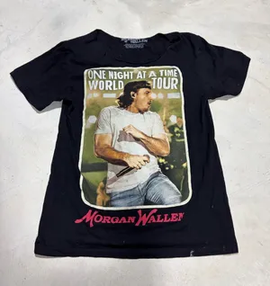 Morgan wallen Black 'One Night at a Time' Tour Tee small thumbnail 1