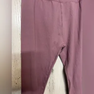 High Waist Full Length Buttery Soft Leggings Womens Small/Medium Mauve Plum thumbnail 2