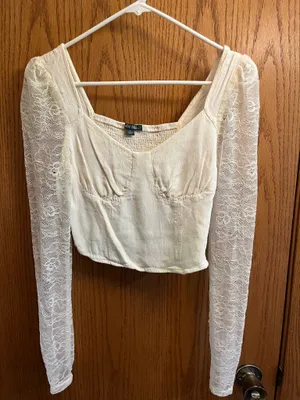 Wild Fable Lace Long Sleeve thumbnail 1