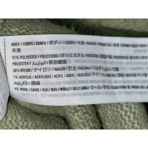 Abercrombie & Fitch Green Wool Blend Soft Knit Pullover Crew Neck Sweater Size M thumbnail 5
