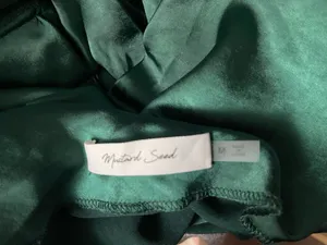 Mustard Seed Green silky smooth dress thumbnail 2