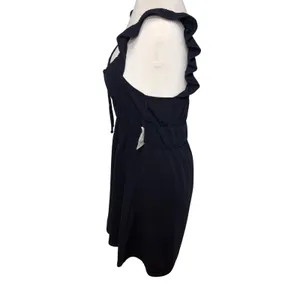 New Altar'd State Navy Blue Mini‎ Dress Babydoll Graduation Ruffle Strap sz XS thumbnail 5