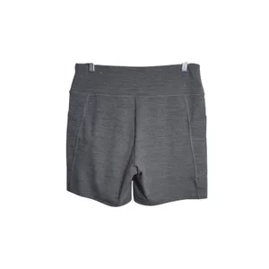 American Eagle Everything Pocket 6” Bike Short Gray Fleece Super High Rise thumbnail 6