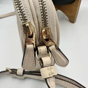 Coach CROSSBODY POUCH WITH SOUVENIR EMBROIDERY ( F25946) CHALK/LIGHT GOLD thumbnail 8
