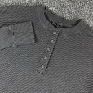 SKIMS Waffle Henley Long Sleeve Crop Top Size XS‎ thumbnail 2