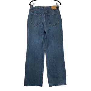Denim Forum The Farrah Hi-Rise‎ Wide Leg Jeans Blue Size 29 Denim Pants thumbnail 6