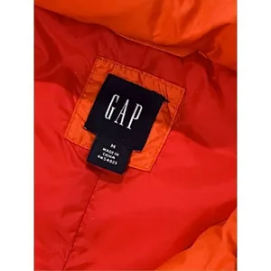 Gap Vintage Down Puffer Zipper Winter Washable Vest‎ Orange Spice MEDIUM Outdoor thumbnail 9