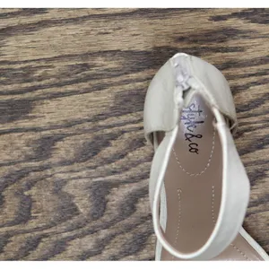 Style & Co. Womens Phillyis Two-Piece Evening Sandals Off White Gold Sparkle 6M thumbnail 7