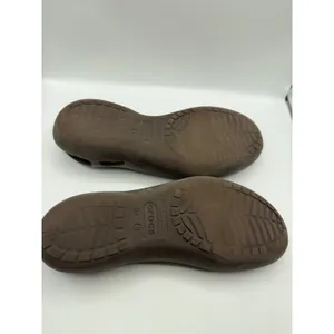 Crocs Kadee Slingback Ballet Flats Womens Size 9 Brown Comfort Slip On Shoes thumbnail 6