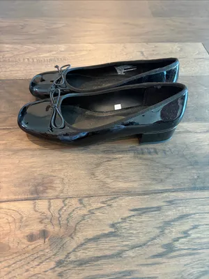A New Day Black Patent Ballet Pumps Sz 7,5 thumbnail 2