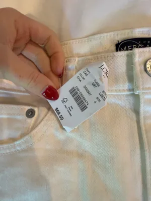 J crew white denim skirt thumbnail 3