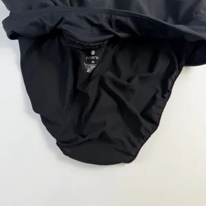 Apana Black Ruffle Active Athletic Shorts Built-In Panty Gym Workout Size M thumbnail 10