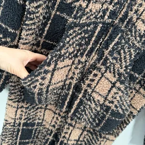 Skims Cozy Knit Plaid Jumpsuit Romper thumbnail 5