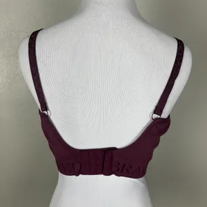 Kindred Bravely Nursing Bra Womens Large Purple Wireless Lined Back Closure L‎ thumbnail 6