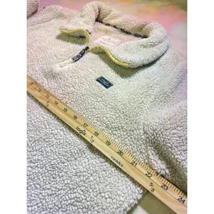 Simply Southern White Sherpa 1/4 Zip Size XL Fall Winter wear Comfy, (d12) thumbnail 2