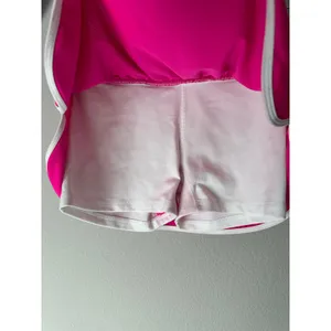 ELLIE Womens Size XS Hot Pink White Cross Front Mini Tennis Golf Skirt Skort thumbnail 4
