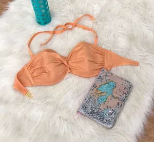 Victoria's Secret Cute peach vintage swim top s thumbnail 1