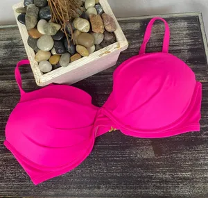 Smart & Sexy Hot Pink Contour Underwire Bikini Swim Bathing Suit Top 38DD thumbnail 1