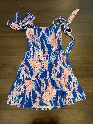 Lilly Pulitzer Women's Kailua Smocked Dress Size Small NWT - C67-051 thumbnail 7