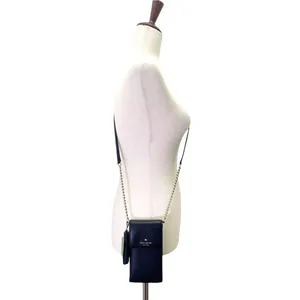 NWT Kate Spade North South Pebbled Leather Phone Crossbody Black Tassel Travel thumbnail 5