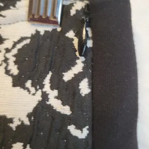 Bandolera Ikat Brocade Pants‎ Womens Indie Artsy Whimsigoth Black White EU36 US6 thumbnail 5