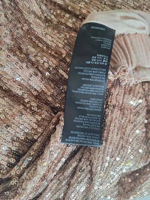 NWT Free People Morelia Sequin Joggers Pants M Rose Gold Bronze Holiday Party thumbnail 7
