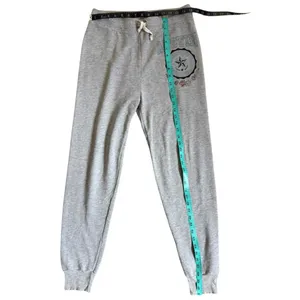 Wildfox Austin Texas Graphic Heather Grey High Rise Sweatpants Joggers Large thumbnail 4