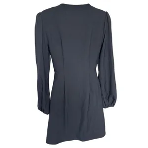 The Fifth‎ Label Chemistry Long Sleeve Wrap Dress Size XXS Navy Blue thumbnail 5