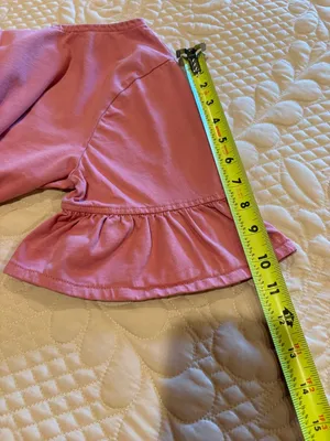 J.Crew Ruffle Sleeve Pink T-Shirt Knee Length Dress women’s M thumbnail 10