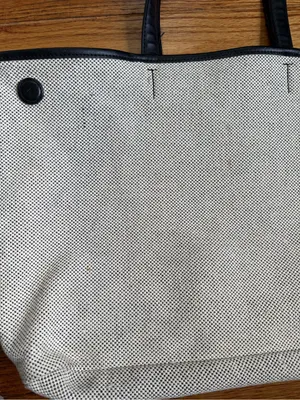 Tory Burch Lonnie Canvas Tote Bag thumbnail 4