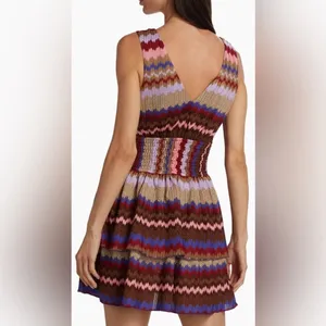 Ramy Brook Laura Zig Zag Tiered Minidress thumbnail 3