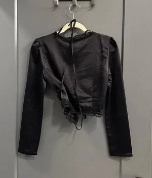 More To Come Black Cross Body Tie Shirt thumbnail 2