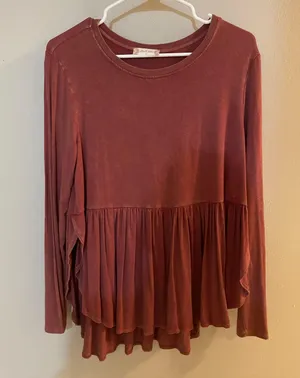Altar’d State Babydoll Long Sleeve thumbnail 1