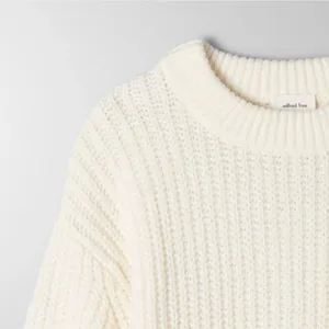 Wilfred Cream Open-Knit Crewneck Sweater thumbnail 2