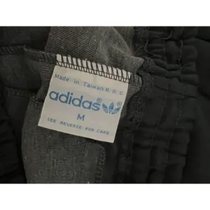 Vintage Adidas Baggy Wide Leg Windbreaker Track Pant - Grey / Size Medium thumbnail 3