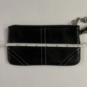 Coach I Women’s I Wristlet Bag I Black I Stitch Detail thumbnail 4
