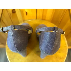 Colin Stuart Espadrilles Wedge Sandals Purple Women Size 5B thumbnail 5